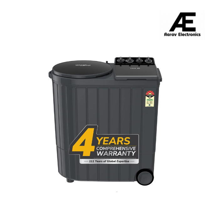 Whirlpool 11Kg Semi-Automatic Top Loading Washing Machine (ACE XL11 DMIX GRAPHITE GREY (30344))