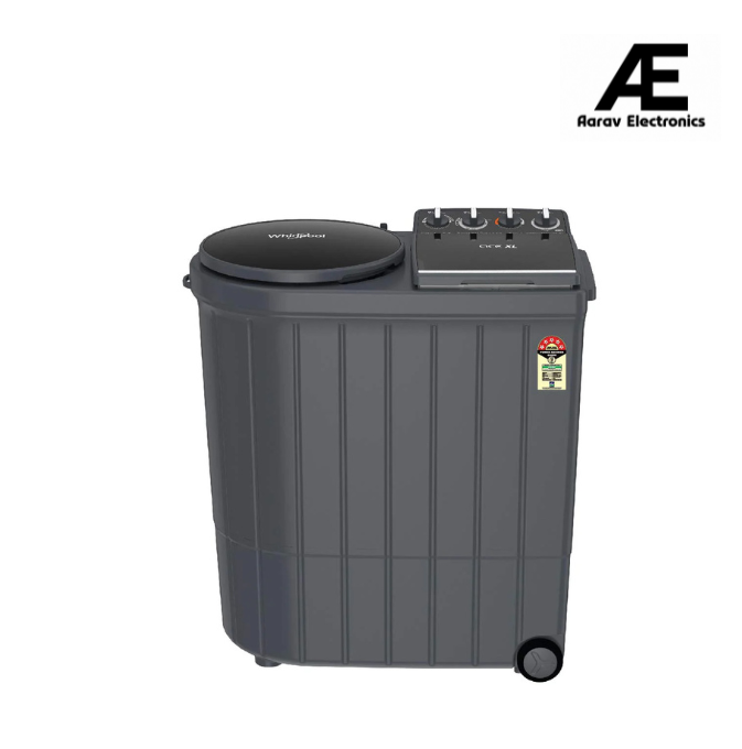 Whirlpool 10 kg 5 Star Semi Automatic Top Load Washing Machine Grey (ACE XL 10 GREY DAZZLE)