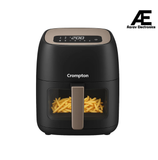 Crompton Ameo DLX 4.2L Digital Air Fryer with Live Cooking Window | 1450W Super Helix Heating | 7-in-1 Functions | Quick Fry Technology | Low Noise | Oil-Free Healthy Cooking | 2 Year Warranty