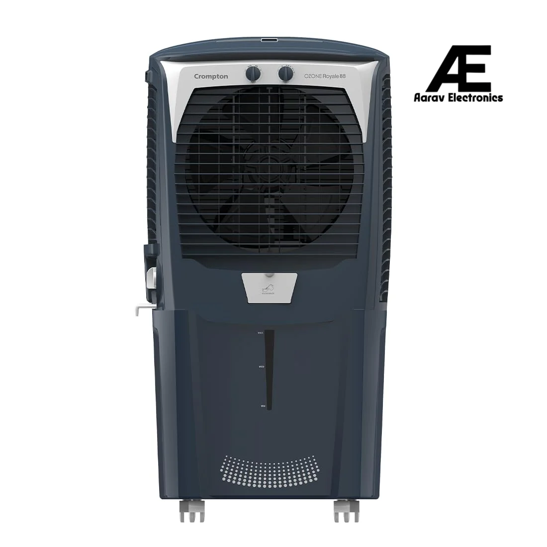 Crompton Ozone Royale Desert Air Cooler 88L – Honeycomb Pads & Humidity Control