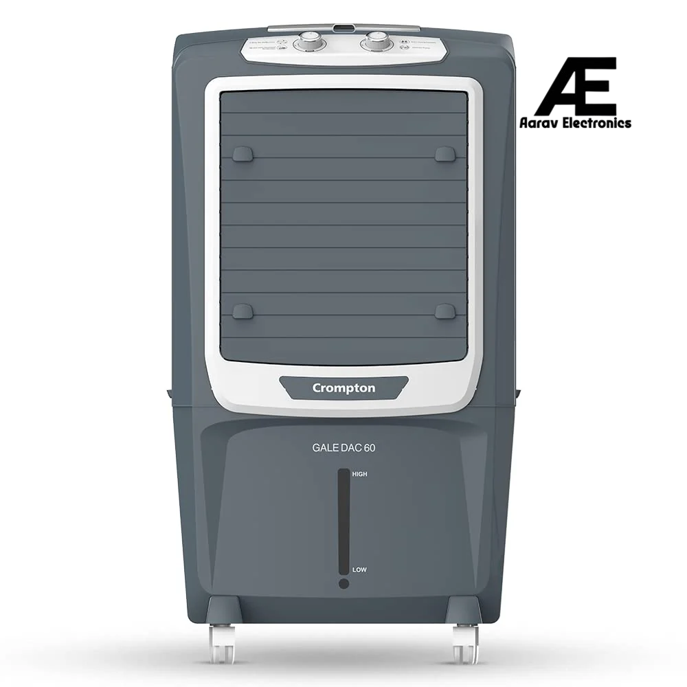 Crompton Gale 60 Litres Desert Air Cooler for home | Large & Easy Clean Ice Chamber | 4-Way Air Deflection