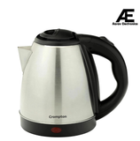 Crompton Nigella 1.5L 1350W Electric Kettle with Stainless Steel Body, Auto Shut-Off & Dry Boil Protection
