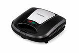Bingeserve 800 Watts Grill Sandwich Maker | Fixed Grill Plates | Cool Touch Body | Non-Stick Food Grade Coating | Dual LED Indicator | 2 Years Warranty (Black) (BINGESERVE GRILL)
