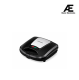 Bingeserve 800 Watts Grill Sandwich Maker | Fixed Grill Plates | Cool Touch Body | Non-Stick Food Grade Coating | Dual LED Indicator | 2 Years Warranty (Black) (BINGESERVE GRILL)