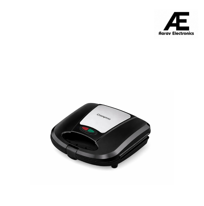 Bingeserve 800 Watts Sandwich Toaster | Fixed Triangular Non-Stick Plates | Cool Touch Body | Dual LED Indicator | Vertical Storage
