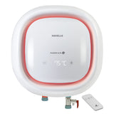 Havells Adonia R 15 Litre Storage Water Heater(Geyser)| Temp. Sensing LED Indicator|Digital Display| Remote Control|5 Star|Warranty:7 Year on Tank |With Shock safe Plug| Free Installation&amp; Flexi Pipes