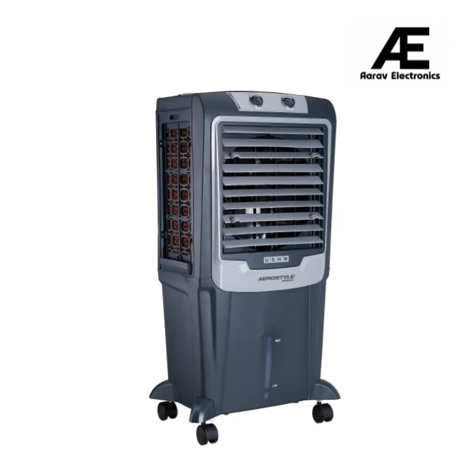 USHA Aerostyle Breeze 45 Air Cooler – 45LA, 30cm FaAn Blade, 10m Air Throw, Honeycomb Pads, Ice Chamber, Dust-Free Louvers