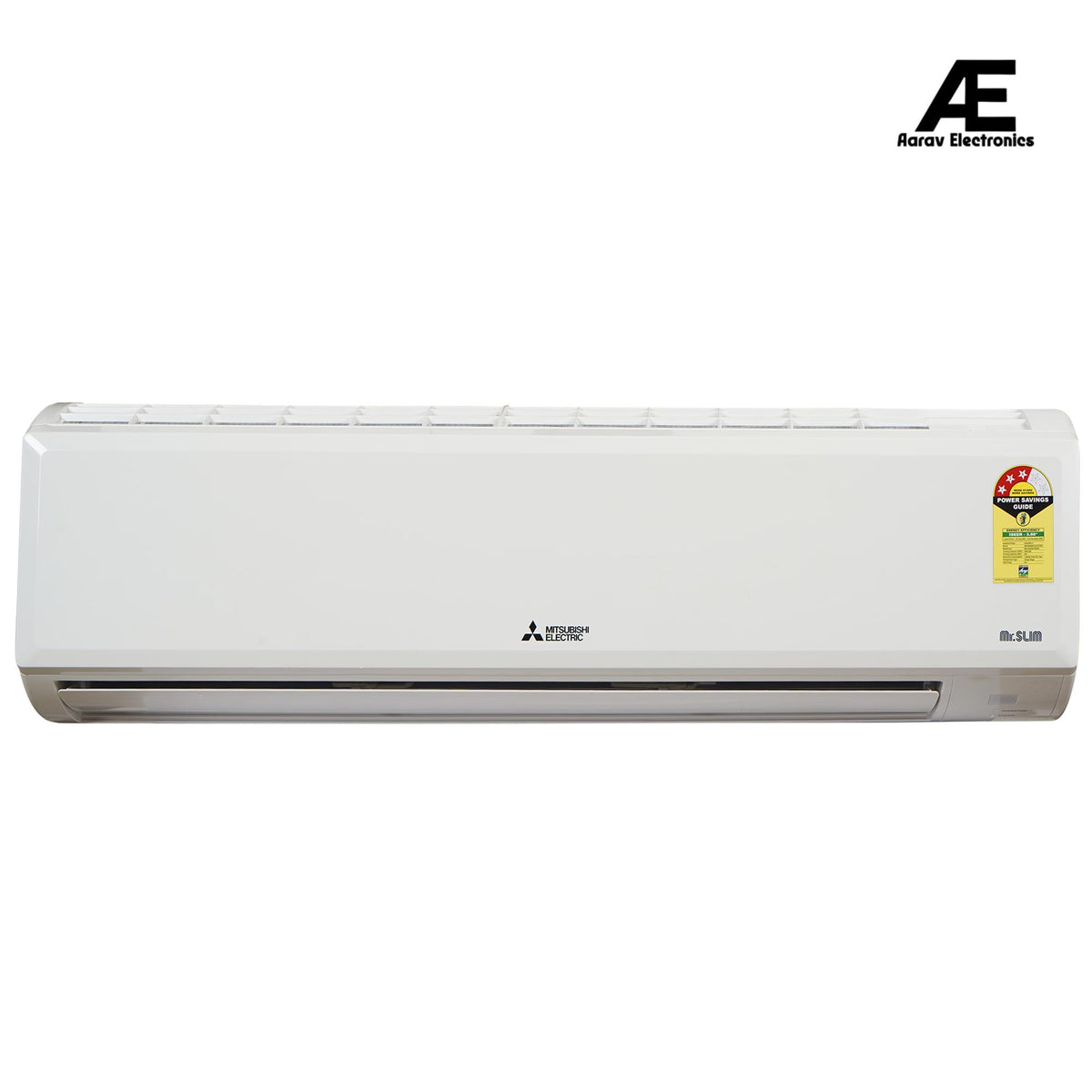 Mitsubishi 1.9 Ton 3 Star Fixed Speed Split AC with 4 Way Swing | Wide &amp; Long Airflow (MS-AGZ24VF,White)