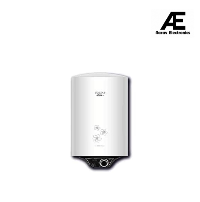 Voltas Aqua M 10-L 5 star rated storage water heater with 2 year product warranty (Grey)