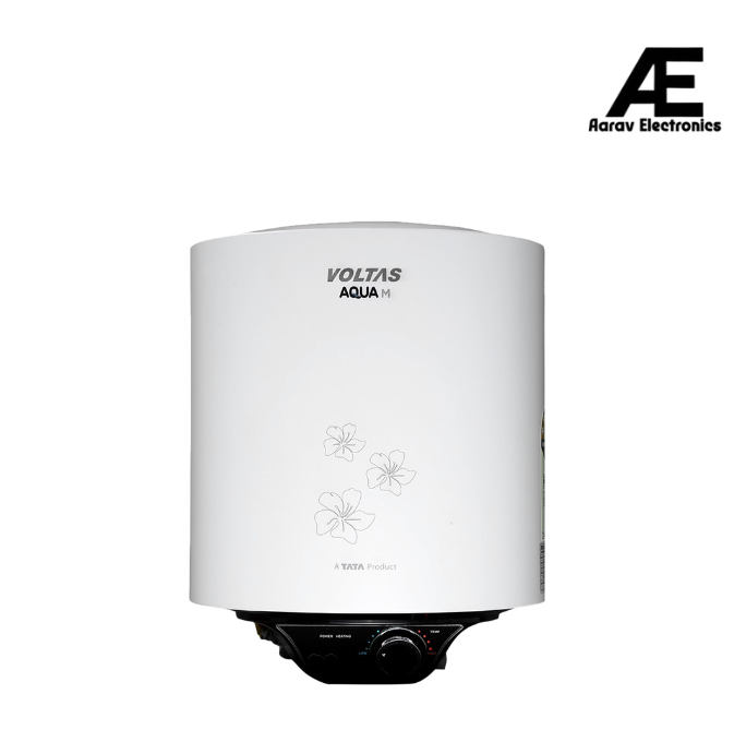 Voltas Aqua M 25L 5-Star Storage Water Heater | 2000W Copper Element | 8 Bar | Free Installation | White