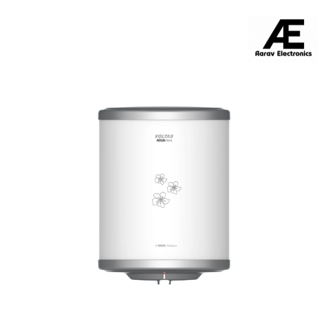 Voltas Aqua Prime 15L Water Heater 2000W, Warranty of 7 years on Tank, 3 Years on Heating Element, 2 Years on Product by Voltas|Free Installation| Free Connecting Pipe|Copper Element|8 Bar (White)