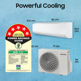 Samsung 1 Ton 5 Star AI Inverter Smart Split AC (WiFi, Energy Saving, Voice Control, Powerful Cooling, Copper, Digital Inverter, 4 Way swing, 5 Step Convertible,2026 MODEL BESPOKE AI AR50H12D1ZHNNA)