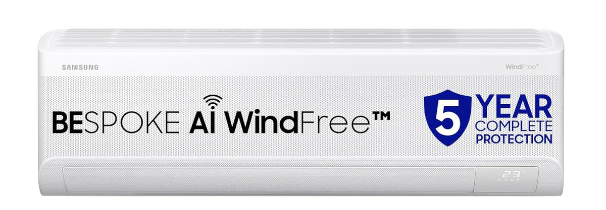 Samsung 2 Ton 3 Star AI Inverter Smart Windfree Split AC (BESPOKE AI, Energy Saving, Wi-Fi, Voice Control, Powerful Cooling, 100% Copper,4 Way swing, Convertible 5in1, AR60F24D13WNNA, White)