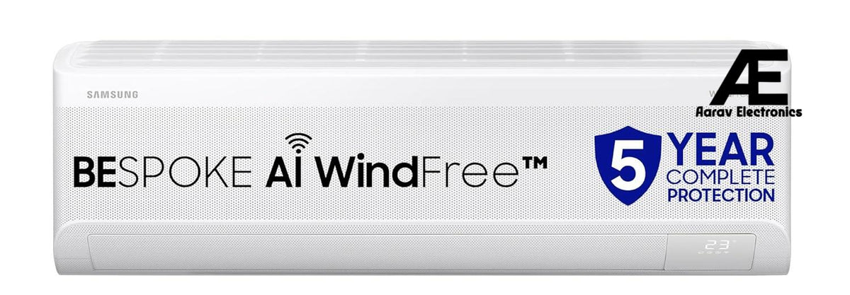Samsung 2 Ton 3 Star AI Inverter Smart Windfree Split AC (BESPOKE AI, Energy Saving, Wi-Fi, Voice Control, Powerful Cooling, 100% Copper,4 Way swing, Convertible 5in1, AR60F24D13WNNA, White)
