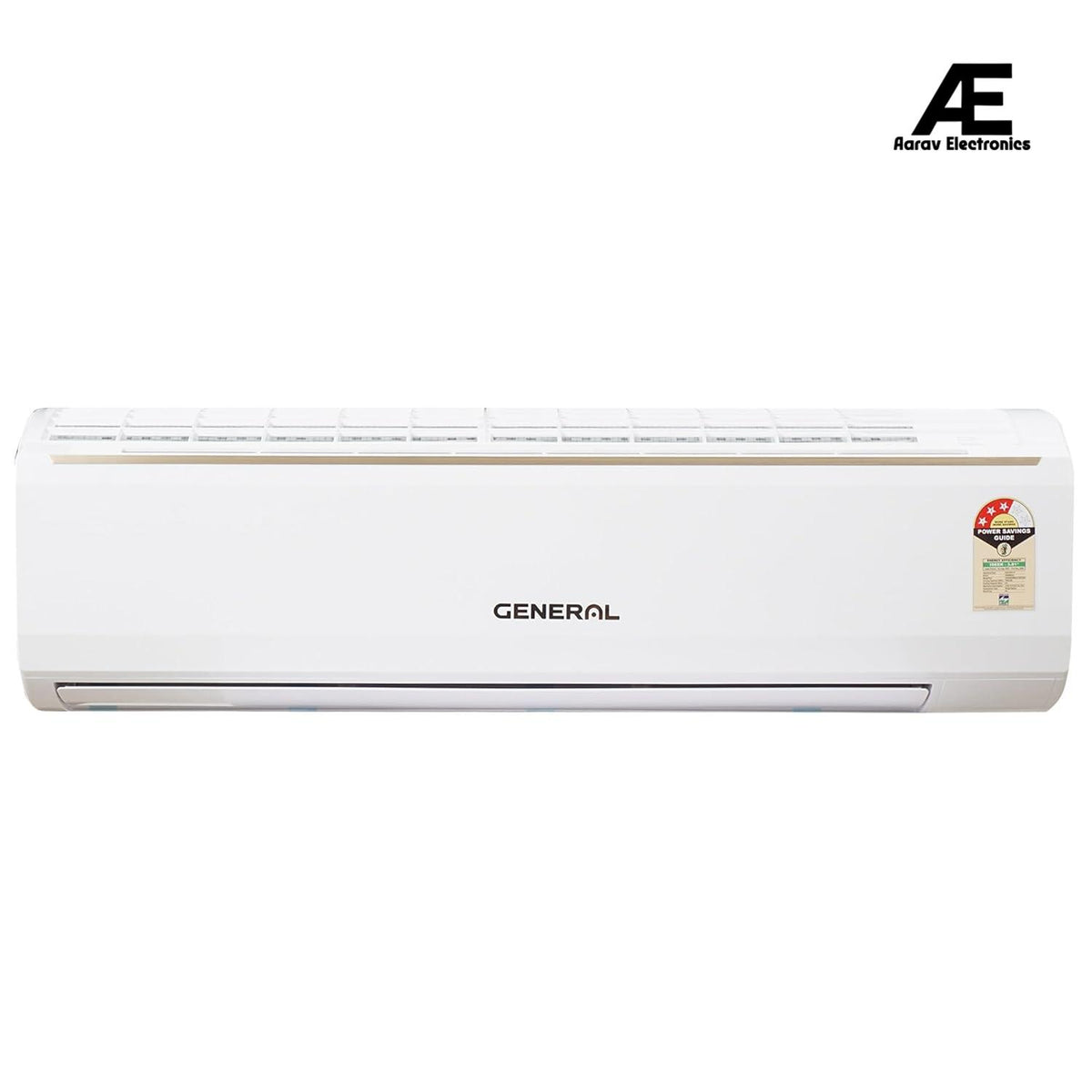 O-General 2 Ton 3 Star Fixed Speed Split Air Conditioner With Anti-Corrosion Copper Heat Exchager, Smart Diagnosis, ASGA24BMAA-B White)