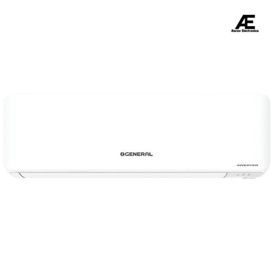 O General 1.5 Ton 5 Star Inverter Split AC | Copper Condenser | PM 2.5 Filter | Ambient Cooling | R32 Refrigerant (ASGG18CGAB-B, White) 2026 Model