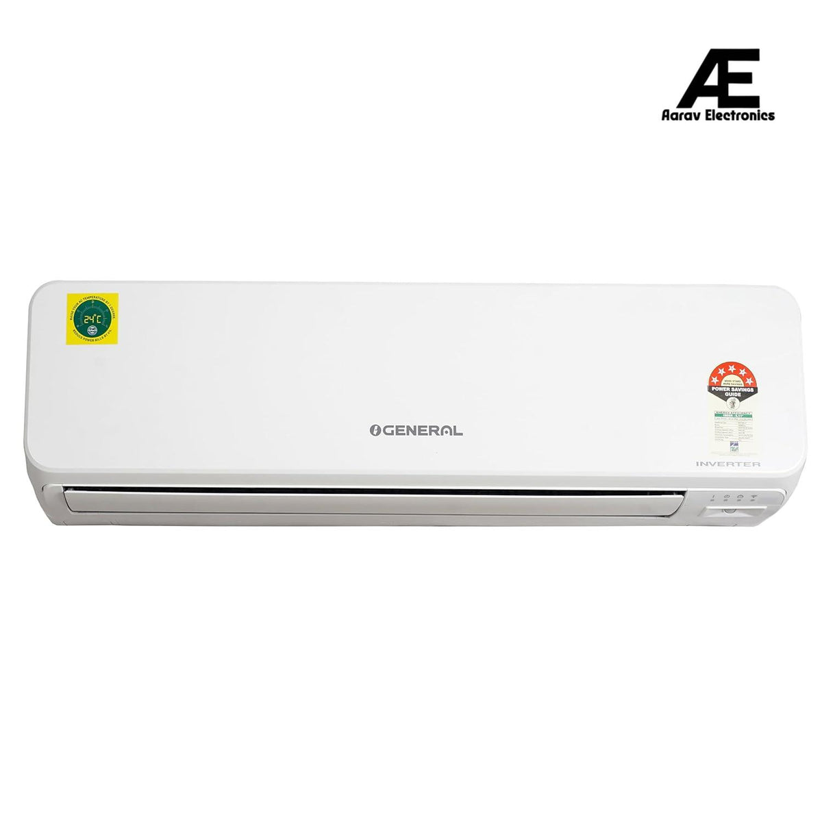 O-General 1.5 Ton 5 Star EFFICIENT &amp; TROPICAL INVERTER - HOT &amp; COLD Split AC (Copper Condenser- ASGG18KJTA-B, White)