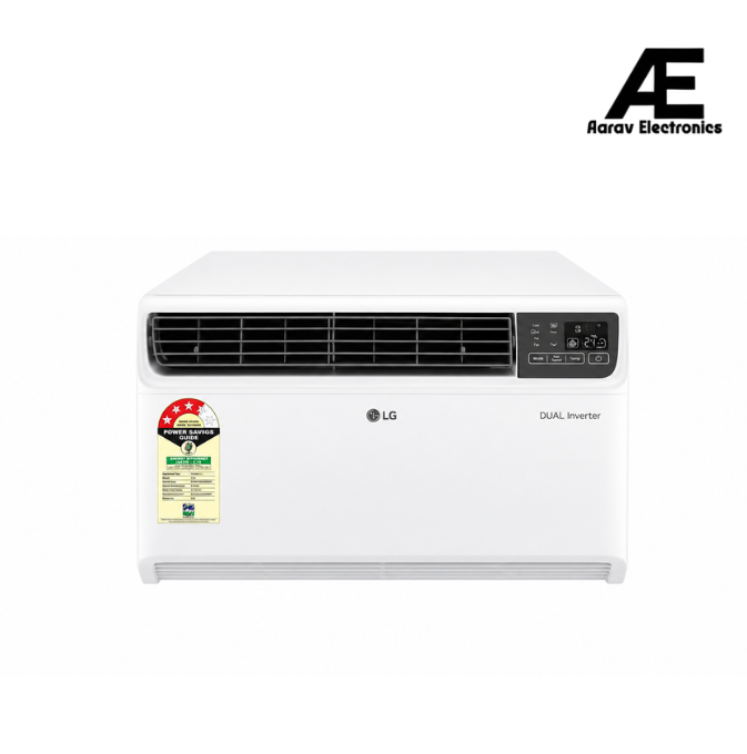 LG 3 Star (1.5) Window AC, Dual Inverter, Convertible 4-in-1 Cooling, 100% Copper Tubes, ADC Sensor, 4.7 kW, 2026 Model,(AW-Q18WUXA)