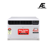 LG 1.5 Ton 5 Star DUAL Inverter Window AC (AW-Q18WUZA) | Convertible 4-in-1 Cooling | Copper Condenser | White