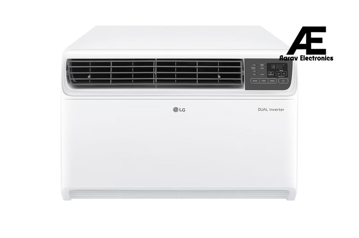 LG 3 Star (2.0) Window AC, Dual Inverter, Convertible 4-in-1 Cooling, 100% Copper Tubes, ADC Sensor, Energy Manager+, ThinQ™ (Wi-Fi), 6.2 kW, 2026 Model,(AW-Q24WWXA)