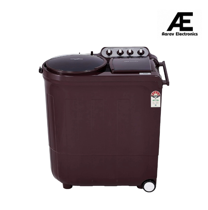 Whirlpool 8.5 Kg 5 Star Semi-Automatic Top Loading Washing Machine (ACE 8.5 TURBO DRY, Wine Dazzle)