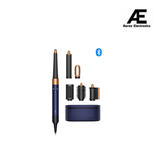 Dyson Airwrap I.D 308F Multi-Styler & Dryer (Prussian Blue/Rose Gold) | Bluetooth, No Heat Damage, 6 Attachments