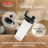 USHA Blender Nutrimagna | 350W| On the Go Blender| Stainless steel blades| Spill proof spout and store lid | 2 speed and pulse operation | Lavender