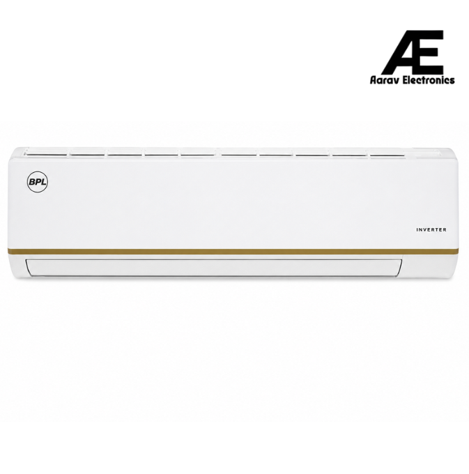 BPL 1.5 Ton 3 Star Hot &amp; Cold Inverter Split AC (Gold Spray, High Density Filter with Instacool, BAS-H18CPYG, White)