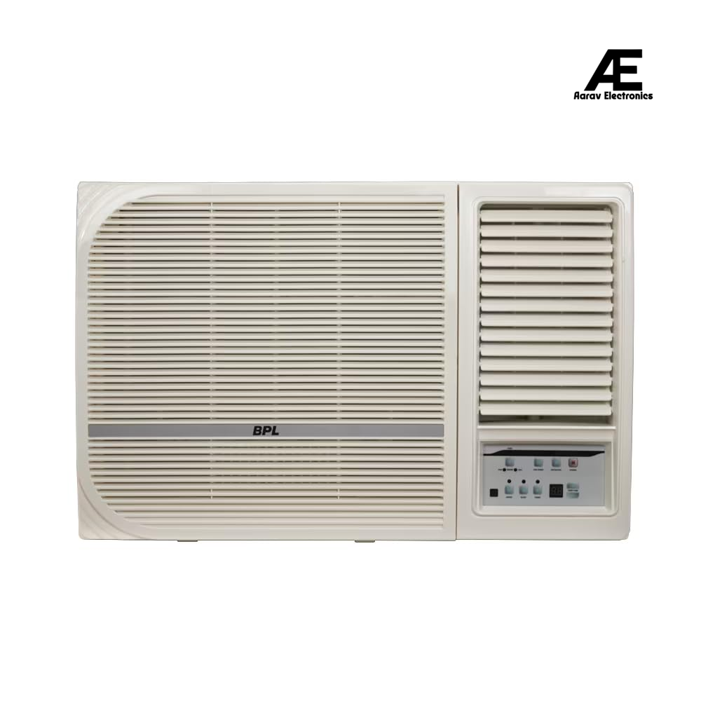 BPL 1 Ton 2 Star, Maximo Fixed Speed Window Ac (I FAVOUR, 100% Copper, White With Blue Fin Coating,PM 2.5 Filter BAW-F12BPSY) (5 Year Comprehensive Warranty on the Product)