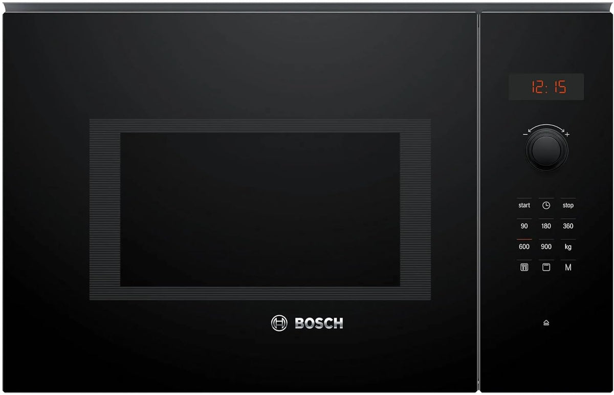 Bosch 25 Litre Series 6 Built-In Microwave Oven Stainless Steel Microwave Oven (BEL553MB0I,Black)