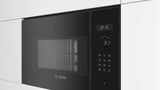Bosch 25 Litre Series 6 Built-In Microwave Oven Stainless Steel Microwave Oven (BEL554MB0I,Black) (Series 6)