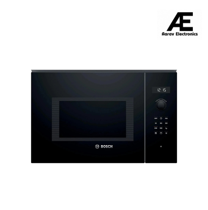 Bosch 25 Litre Series 6 Built-In Microwave Oven Stainless Steel Microwave Oven (BEL554MB0I,Black) (Series 6)