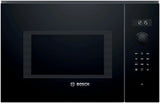 Bosch 25 Litre Series 6 Built-In Microwave Oven Stainless Steel Microwave Oven (BEL554MB0I,Black) (Series 6)