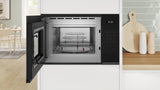 Bosch Series 6 BEL554MH2I Built-In Microwave with Grill, 25L, 900W, Quartz Grill, Touch Control