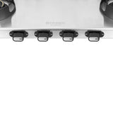 Faber 63 cm 4 Burner Gas Cooktop with Jumbo, Medium & Small Burners, Manual Ignition & Steel Finish – COOKTOP EMBER 4BB SS CI