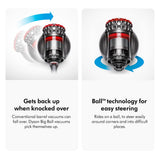 Dyson Big Ball bagless Vacuum Cleaner | India's only Vacuum Cleaner with 5 Year Warranty | No overheating | Whole-Home deep Cleaning | 1.6L Large bin and 22ft Long Cord with auto Cord rewinding