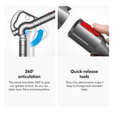 Dyson Big Ball bagless Vacuum Cleaner | India's only Vacuum Cleaner with 5 Year Warranty | No overheating | Whole-Home deep Cleaning | 1.6L Large bin and 22ft Long Cord with auto Cord rewinding