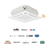Panasonic 3 Ton 4 Star, 4 way Cooling, Hot &amp; Cold with Purifier, Inverter Cassette Ac Digital wirless remote Superdyma ODU,Single phase, IOT (wifi technology) (Copper,S-36PUY7H5YD,White)