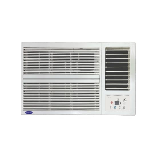 Carrier ESTRELLA Gx (P) 1.5 Ton 3 Star Window Inverter AC with Dust Filter, Auto Restart, Turbo/Sleep/Dry Mode | 100% Copper Condenser | Energy Efficient, Cools Even at 52°C (CAW18EC3R36F0, White)