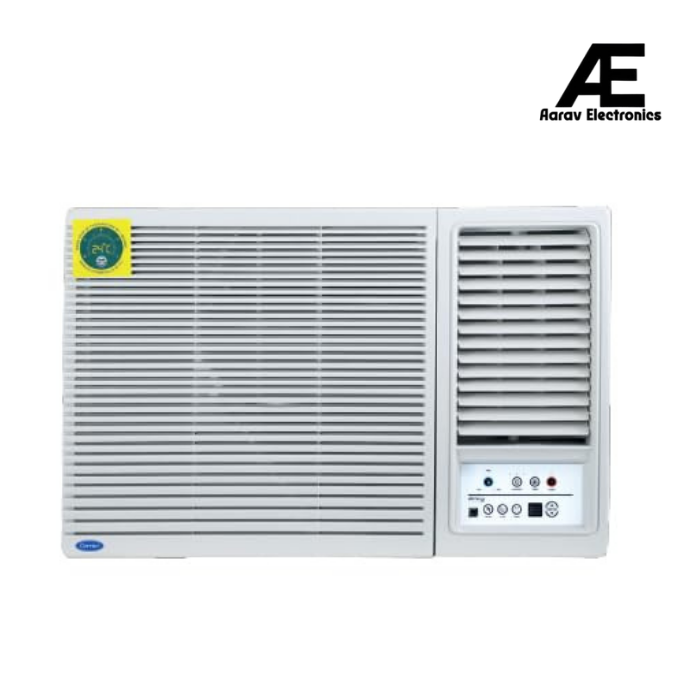 Carrier ESTRELLA GXi 1.5 Ton 5 Star Window Inverter AC with Dust Filter, Auto Restart, Turbo/Sleep/Dry Mode | 100% Copper Condenser | Energy Efficient, Cools Even at 52°C (CIW19EC5R36F0, White)