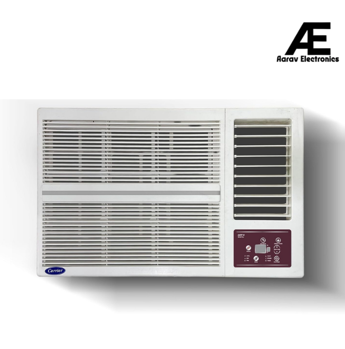 Carrier 1.5 Ton 3 Star, New Star rated, Inverter Window AC (Copper, Turbo mode for Faster Cooling, Energy Saver Mode, Dry Function, Auto Timer and Dust Filter,New star Rating, Estra Gxi (P)-CIW19SC3R36F1, White)