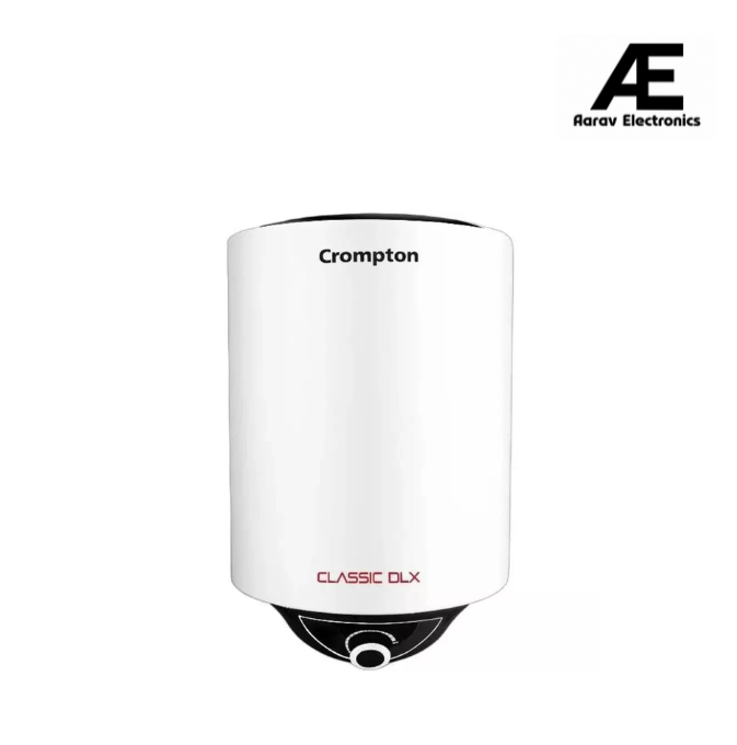 Crompton Classic DLX 15L ASWH-5315 Storage Water Heater (Geyser) | 5 Star Rated | Copper Heating Element | Glassline Coated Tank | Wall Mounted | White