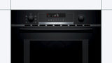 Built-in microwave oven with hot air 60 x 45 cm Black CMA585MB0I