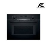 Built-in microwave oven with hot air 60 x 45 cm Black CMA585MB0I