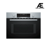 Bosch Series 6 44L Built-In Combination Microwave Oven | Hot Air | Grill | 900W Microwave | 15 Auto Programmes | Stainless Steel - CMA585MS0I