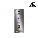 Bosch 302L, 3 Star, MaxFlex Convert Frost Free Triple Door Refrigerator | 8-in-1 Convertible Storage Modes | 57L Extra Convertible Zone | Cool Extend up to 18 hours (CMC33K03NI, Smokey Steel)