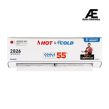 Panasonic 1.5 Ton 3 Star Hot & Cold Inverter Split AC (Crystal Clean, -10~55°C Oper., Copper Condenser, 8in1 Convertible, Higher Airflow, 2-Way, PM0.1 Filter, CS/CU-EZ18CKYF,White, New BEE rated