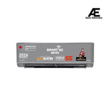 Panasonic 1.0 Ton 5 Star, New Star rated, Premium WiFi Inverter Smart Split AC (DustBuster Tech, Matter Enabled, AI, nanoe, Higher Airflow, Copper Cond., 8in1 Convertible, 4-Way, CS/CU-HU12CKY5FM-P,Grey)
