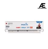 Panasonic 1.5 Ton 3 Star Hot & Cold Wi-Fi Inverter Smart Split AC (Matter/MirAIe, AI, -10~55°C Oper., Copper Condenser, 8in1 Convertible, 4-Way, PM 0.1 Filter, CS/CU-EZ18CKYXFM,White, New BEE rated)