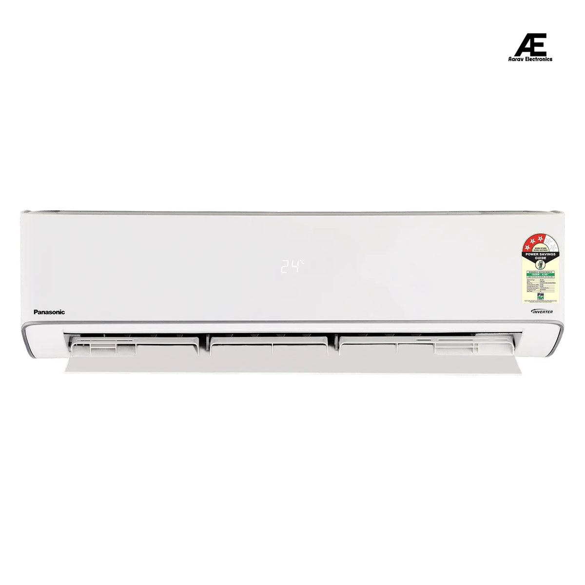 Panasonic EU 8 in 1Convertible 2 Ton 3 Star Inverter Split Smart AC(100% Copper Condenser,CS/CU-EU24CKY3FM), MirAIe+Voice Control,Dust Filter,55°C Tested,4 Way Swing,Eco Tough Outdoor Unit,2026 Model